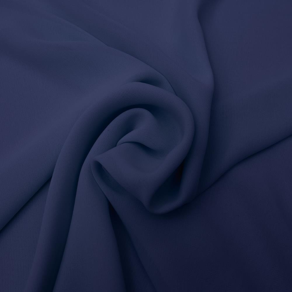 Chiffon - Mørkeblå