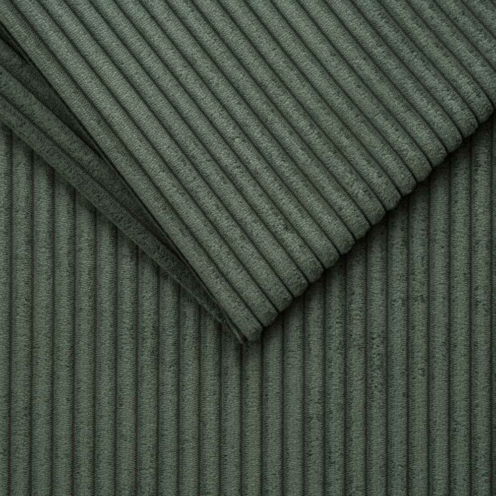 Møbelvelour rillet - Skovgrøn