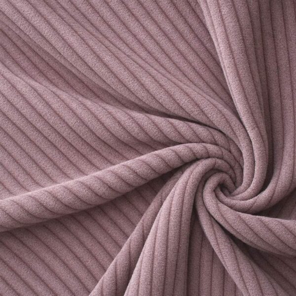 Møbelvelour rillet - Gammelrosa
