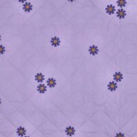 Broderi anglaise - blomster lilla