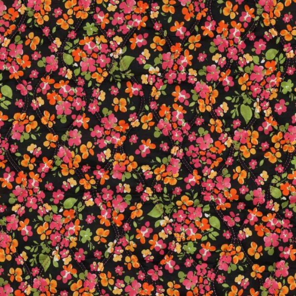 Broderi anglaise - farverige blomster