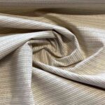 Halv panama - smalle beige striber