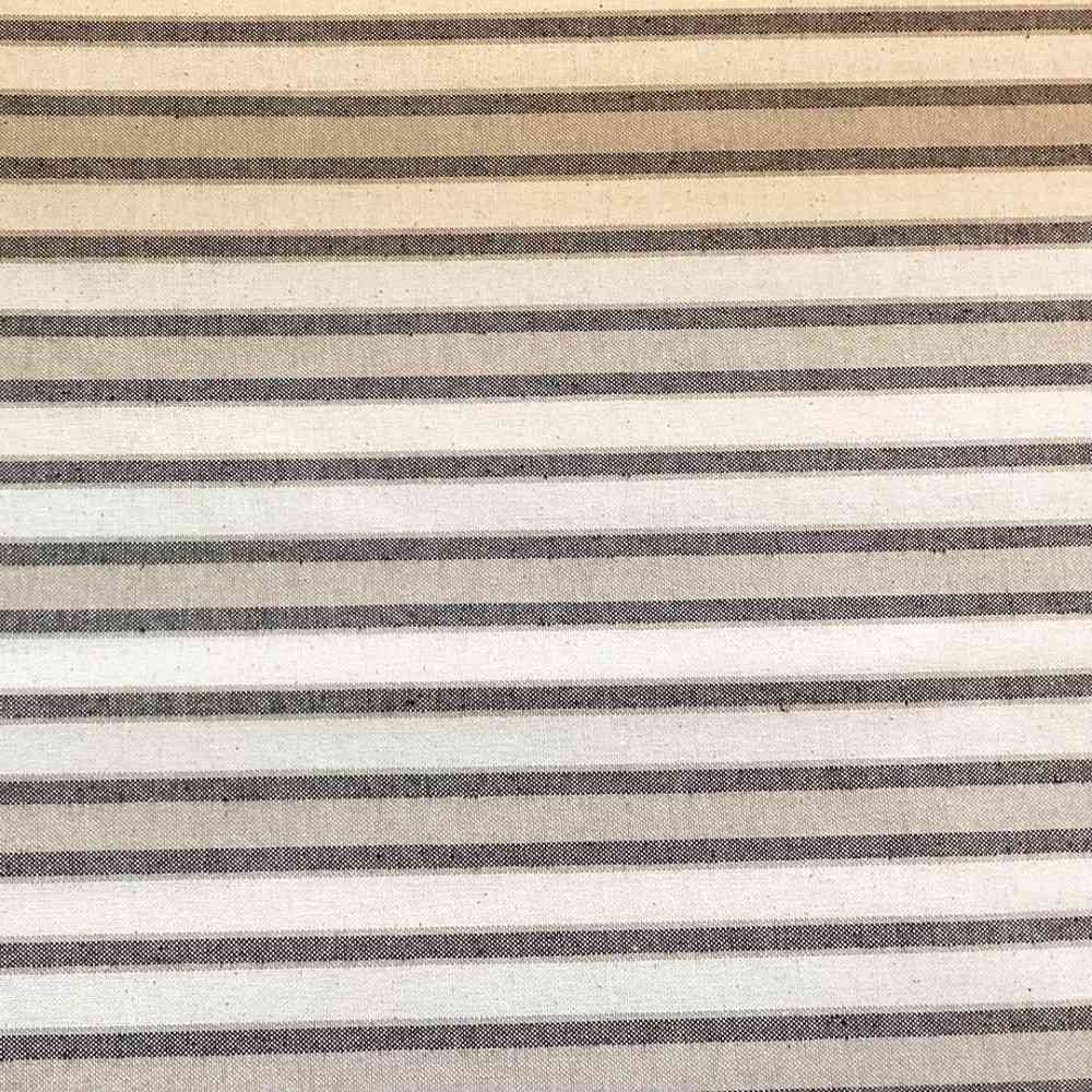 Halv panama - sand og brune striber - Billede 2