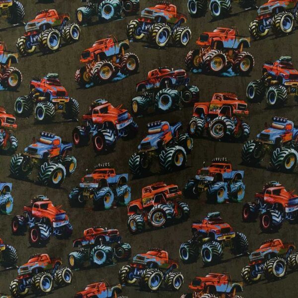Kraftig jogging - monstertrucks mørk