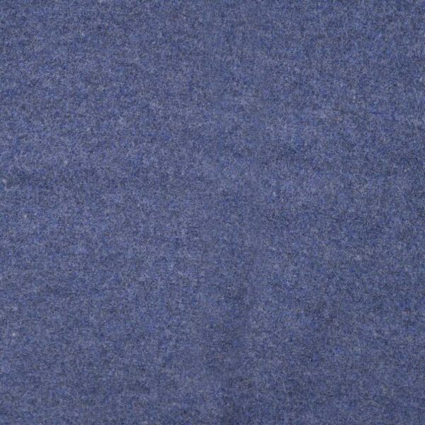 Kogt uld - denim meleret