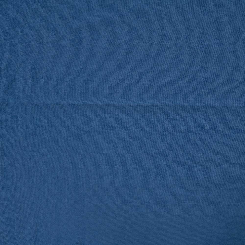 Sandvasket bomuld - denim blå