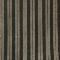Bomuld med striber – grøn / offwhite