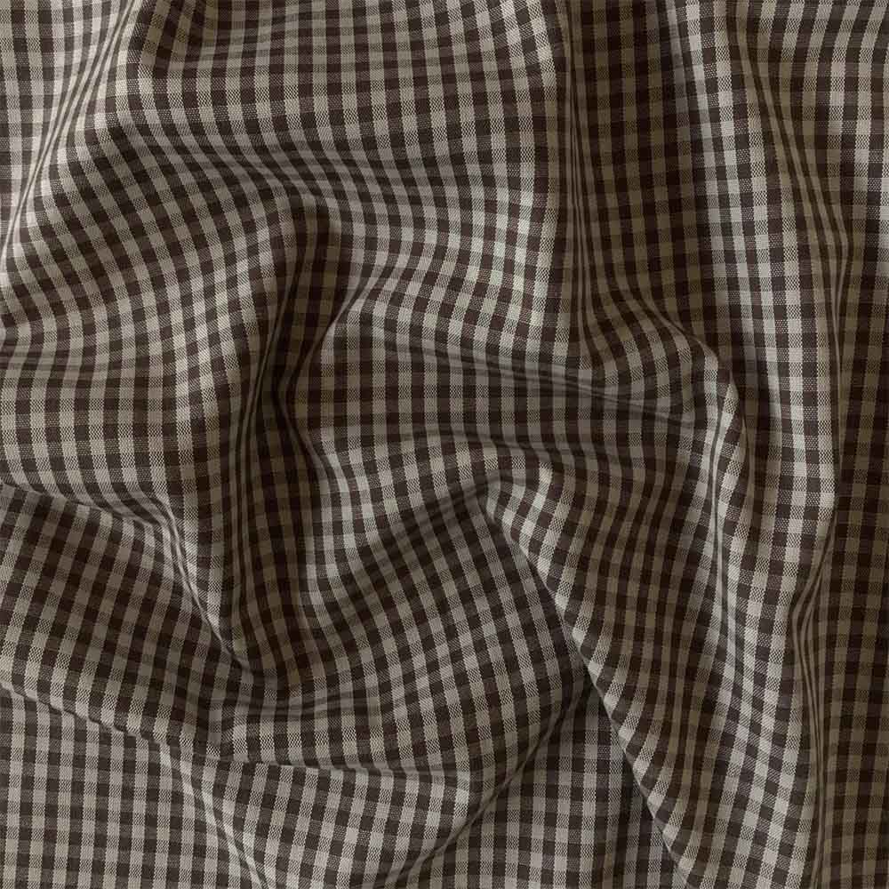 Vichy tern bomuld – brun