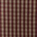 Gingham tern bomuld – rød / offwhite