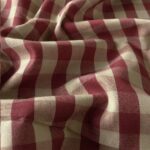 Gingham tern bomuld – rød / offwhite