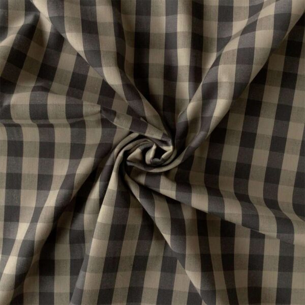 Gingham tern bomuld – navy / offwhite