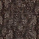 Viscose med varierende gepard print