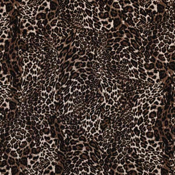 Viscose med varierende gepard print