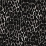 Viscose med gepard print i grå