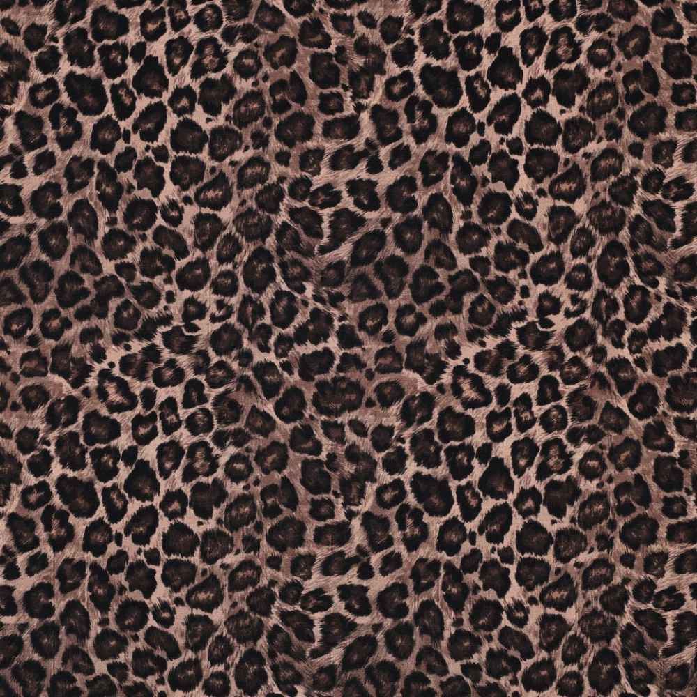 Jersey digital print i brun gepard