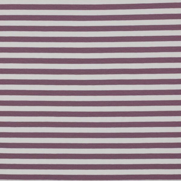 Jersey garnfarvede striber - Lilla