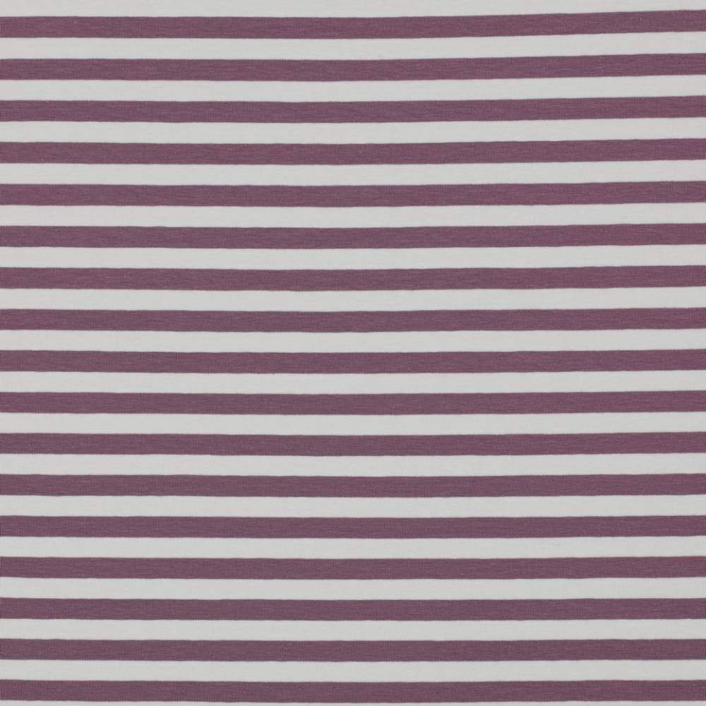 Jersey garnfarvede striber - Lilla
