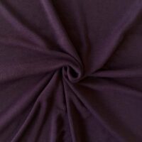 Lilla merinould silke jersey, blød 1x1 ribstrik