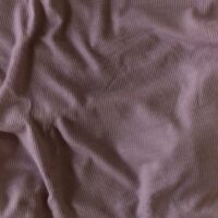 Gammelrosa merinould silke jersey, blød 1x1 ribstrik