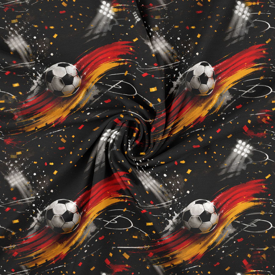 Jersey print med fodbold i Tysklands farver - Billede 2