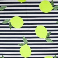 French Terry – Neon gule citroner