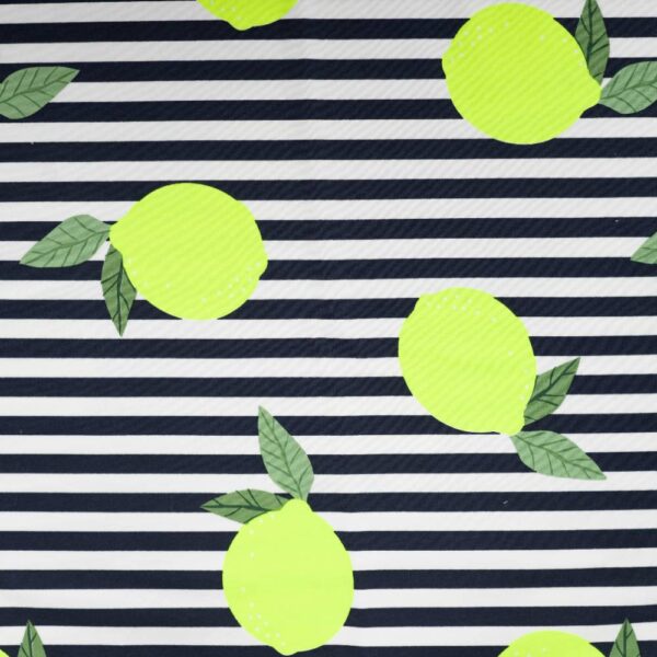 French Terry – Neon gule citroner