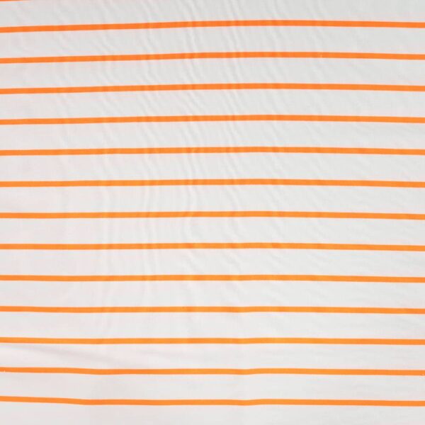 French Terry – Neon orange striber