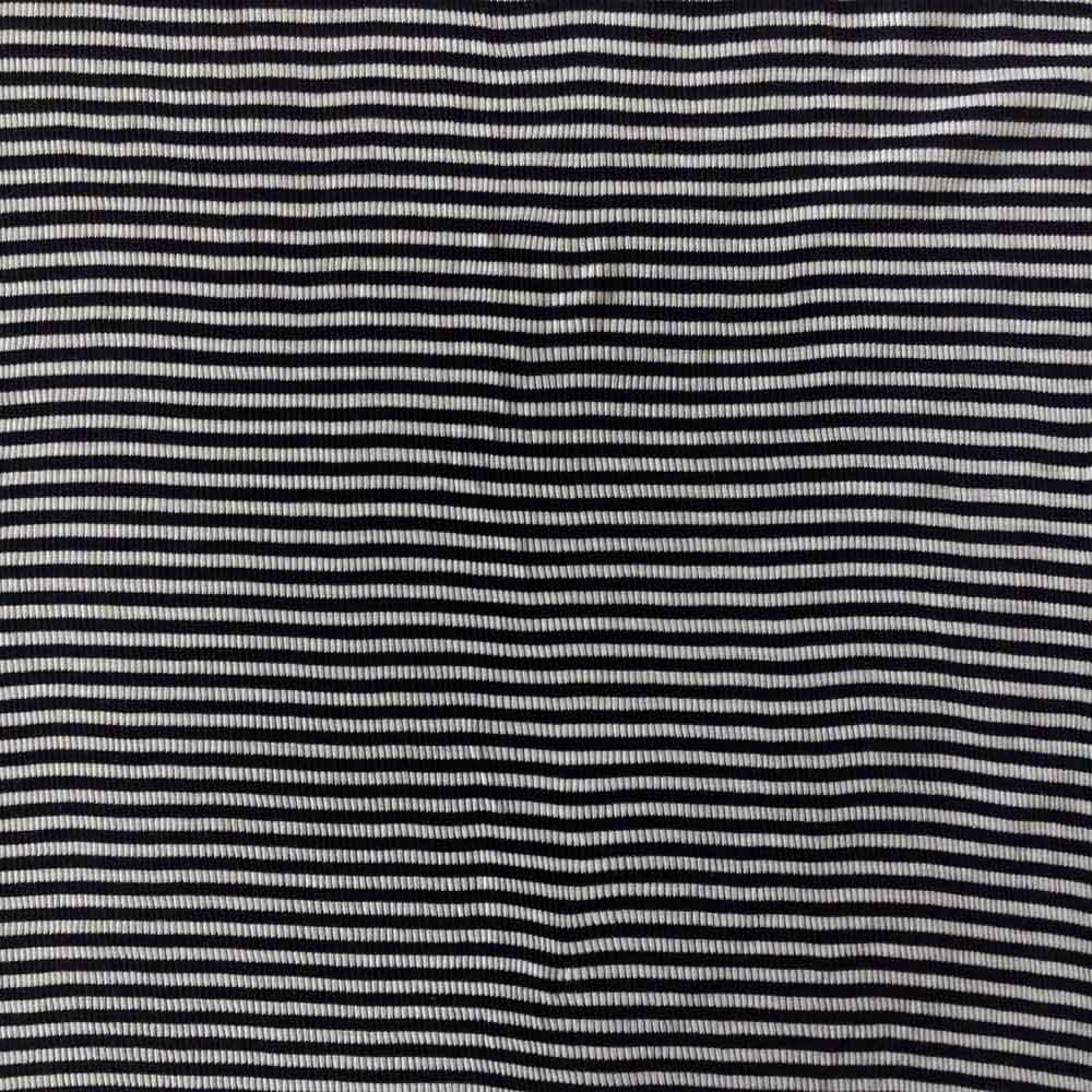 Striber merinould silke jersey, blød 2/1 ribstrik
