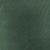 Skovgrøn merinould silke jersey, blød 2/1 ribstrik