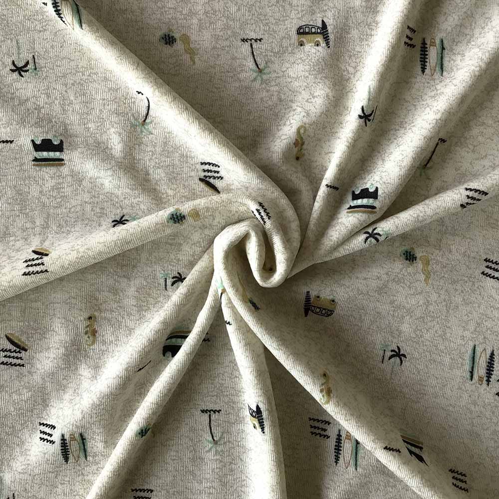 Strand merinould jersey, blød single jersey - Billede 2