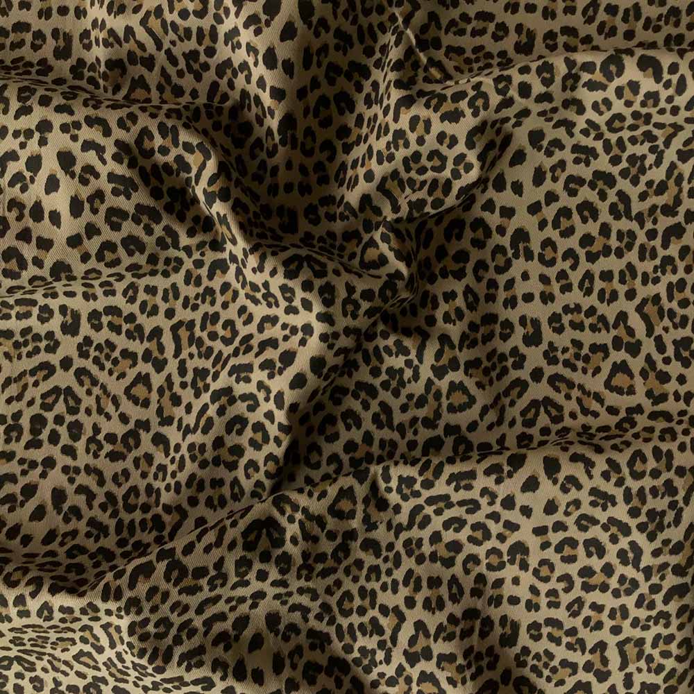 Denim med stræk – Taupe leopard - Billede 3