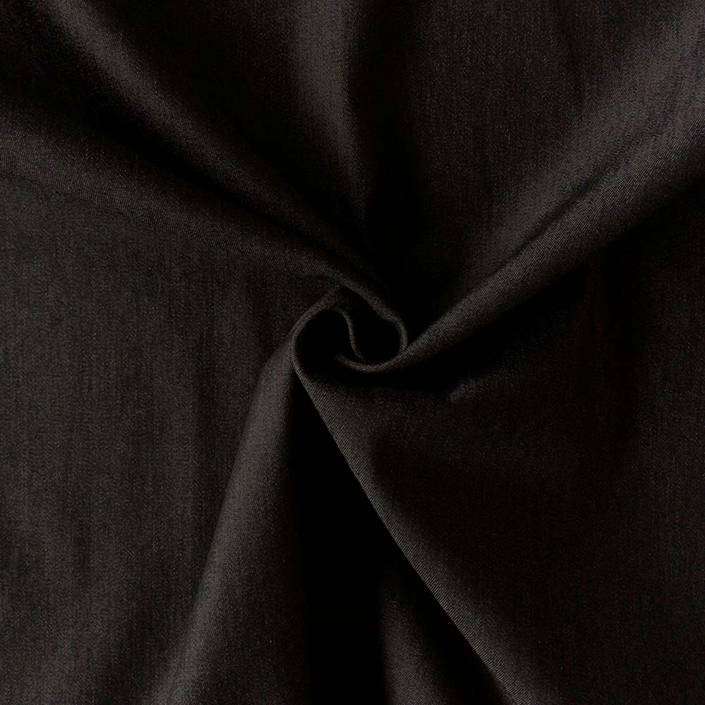 Denim med stræk – sort - Billede 4