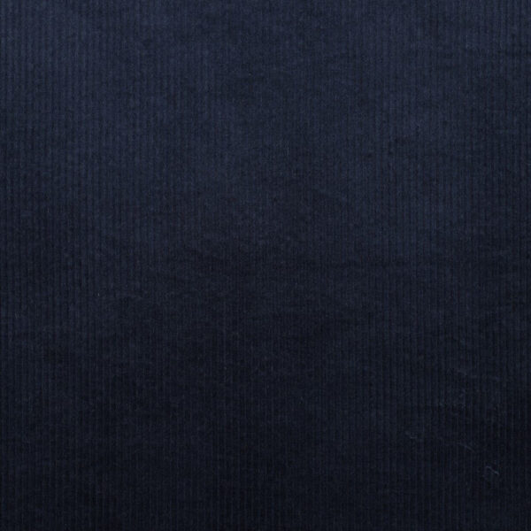 Bredriflet fløjl med stræk - Navy