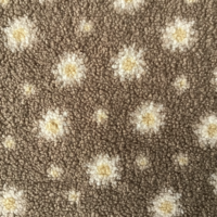 Teddy - lysebrun med blomster