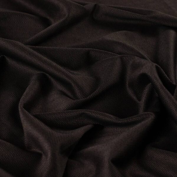 Jacquard herringbone – Mørkebrun/sort