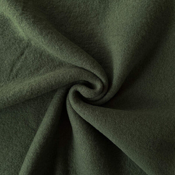 Mosgrøn merinould fleece, superblød og varm