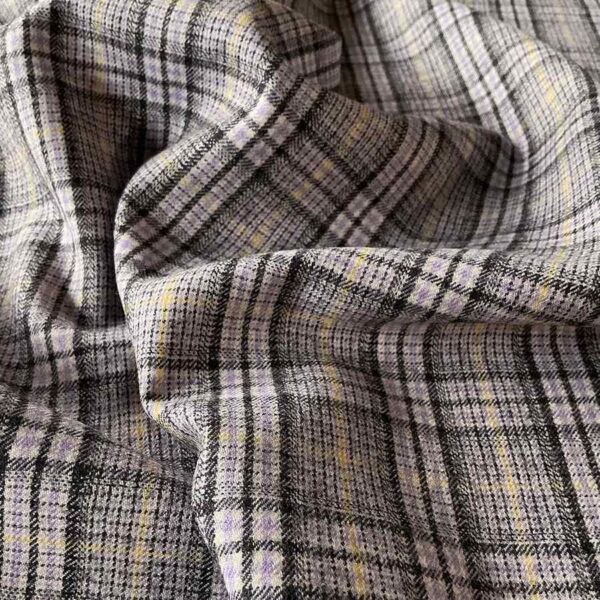 100% Virgin wool - Klassisk tern med gul og lilla