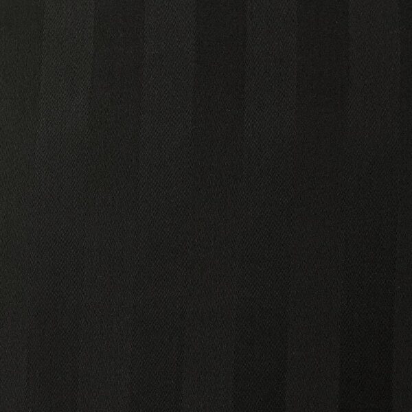 100% Virgin wool - Sorte tone-i-tone skyggestriber
