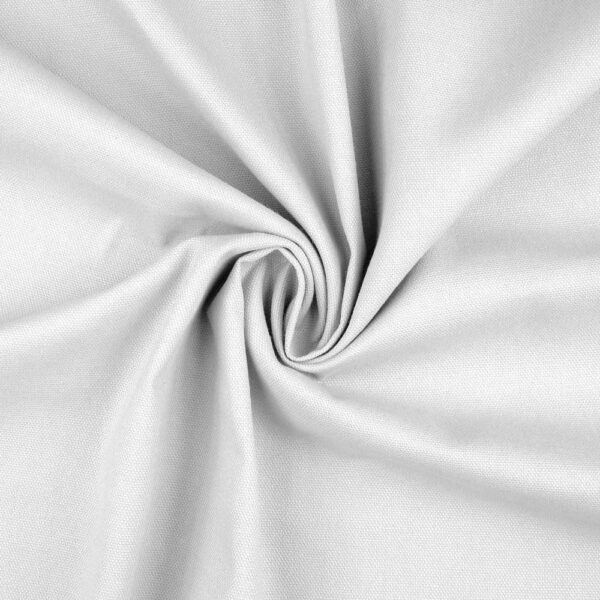 Canvas - ensfarvet hvid