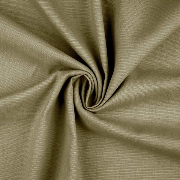 Canvas - ensfarvet oliven